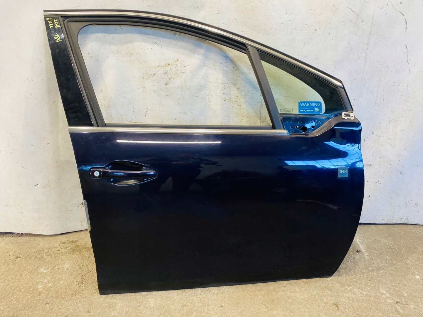 Peugeot 208 I Tür Vorne Rechts Door Porta Porte - Thumbnail 1