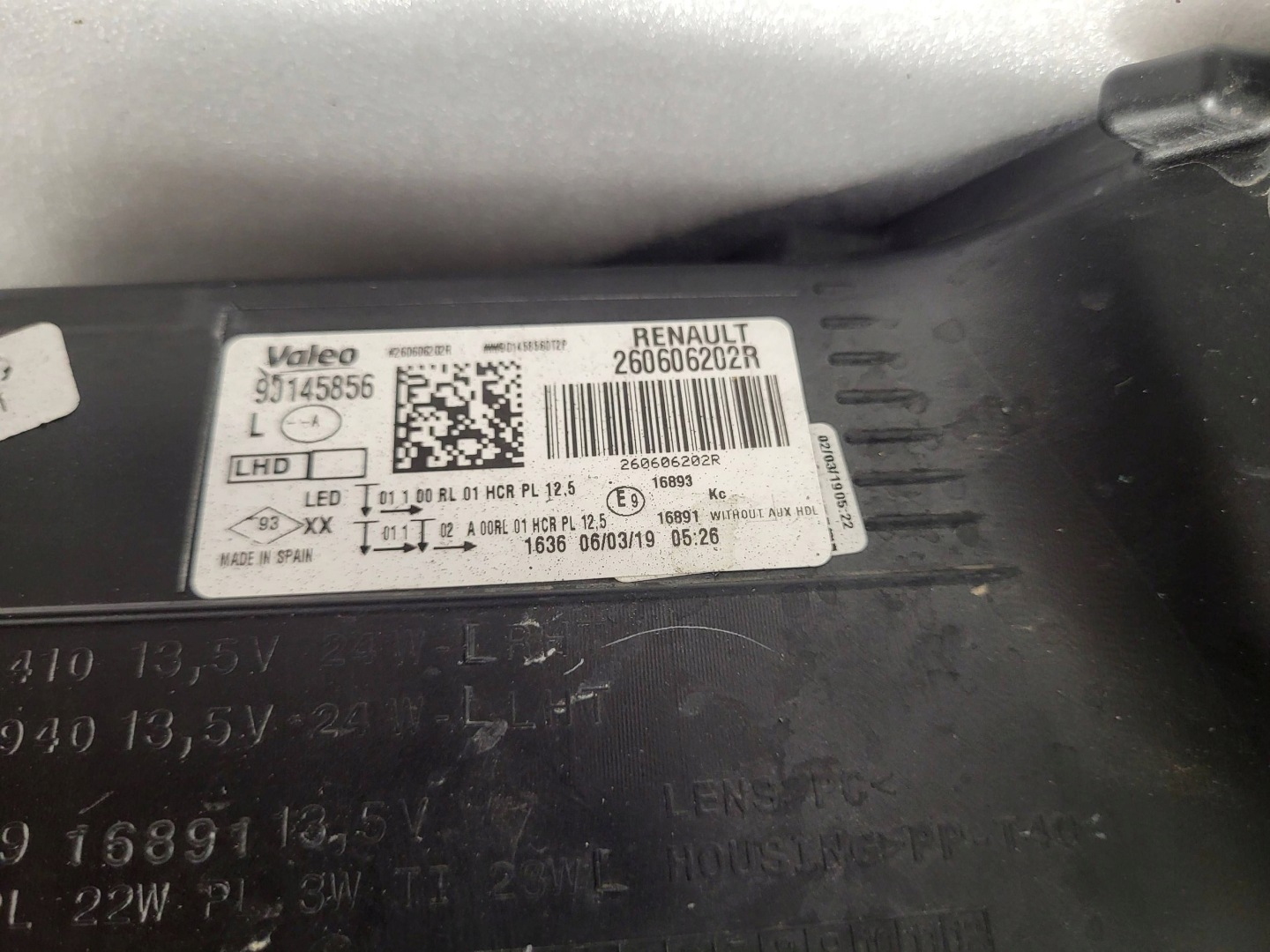 Frontscheinwerfer Renault Mégane I BA.. 260606202R LED Links Headlight - Thumbnail 9