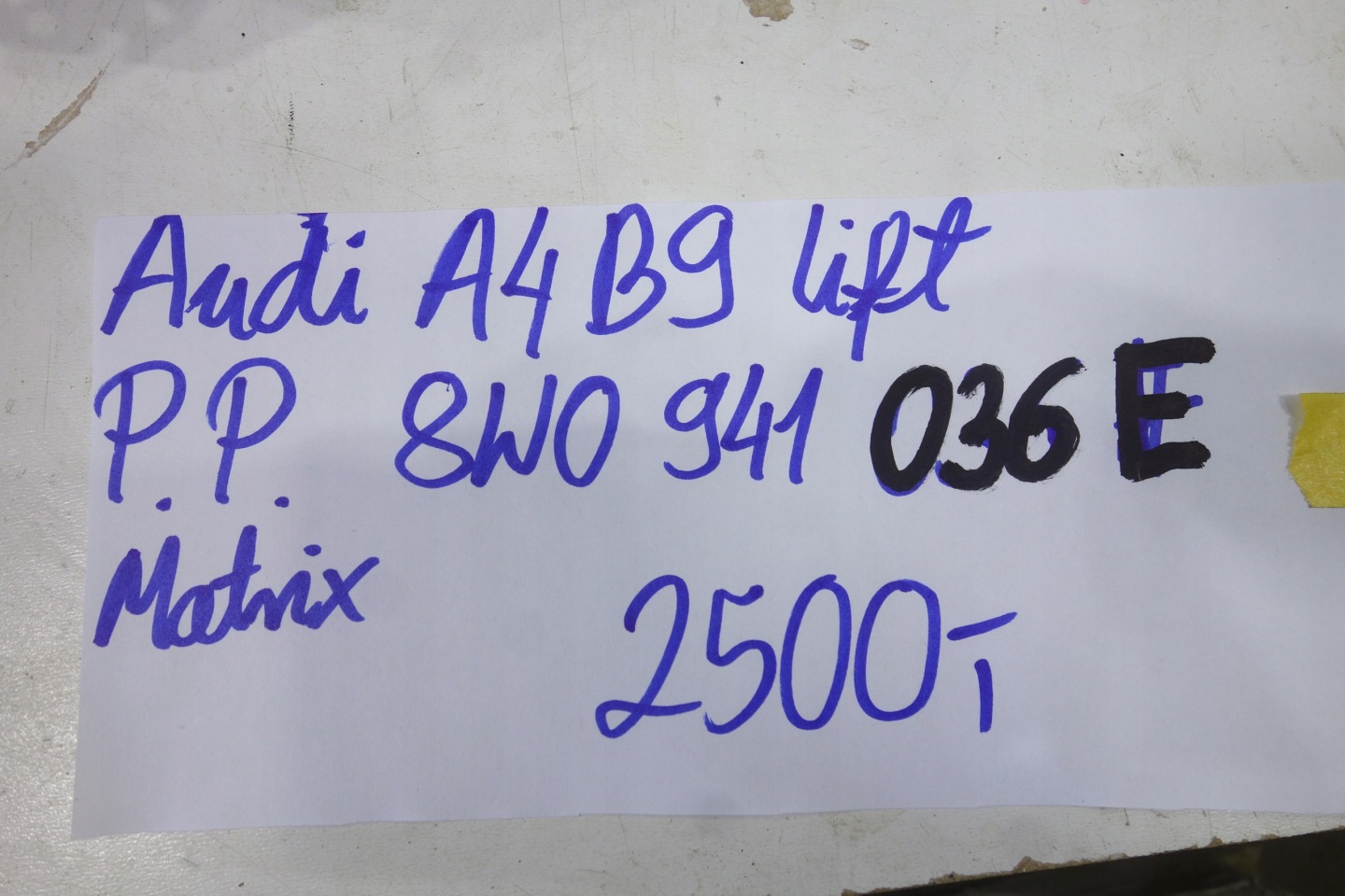 Frontscheinwerfer Audi A4 B9 8W0941036E Matrix LED Rechts Scheinwerfer Headlight - Thumbnail 7