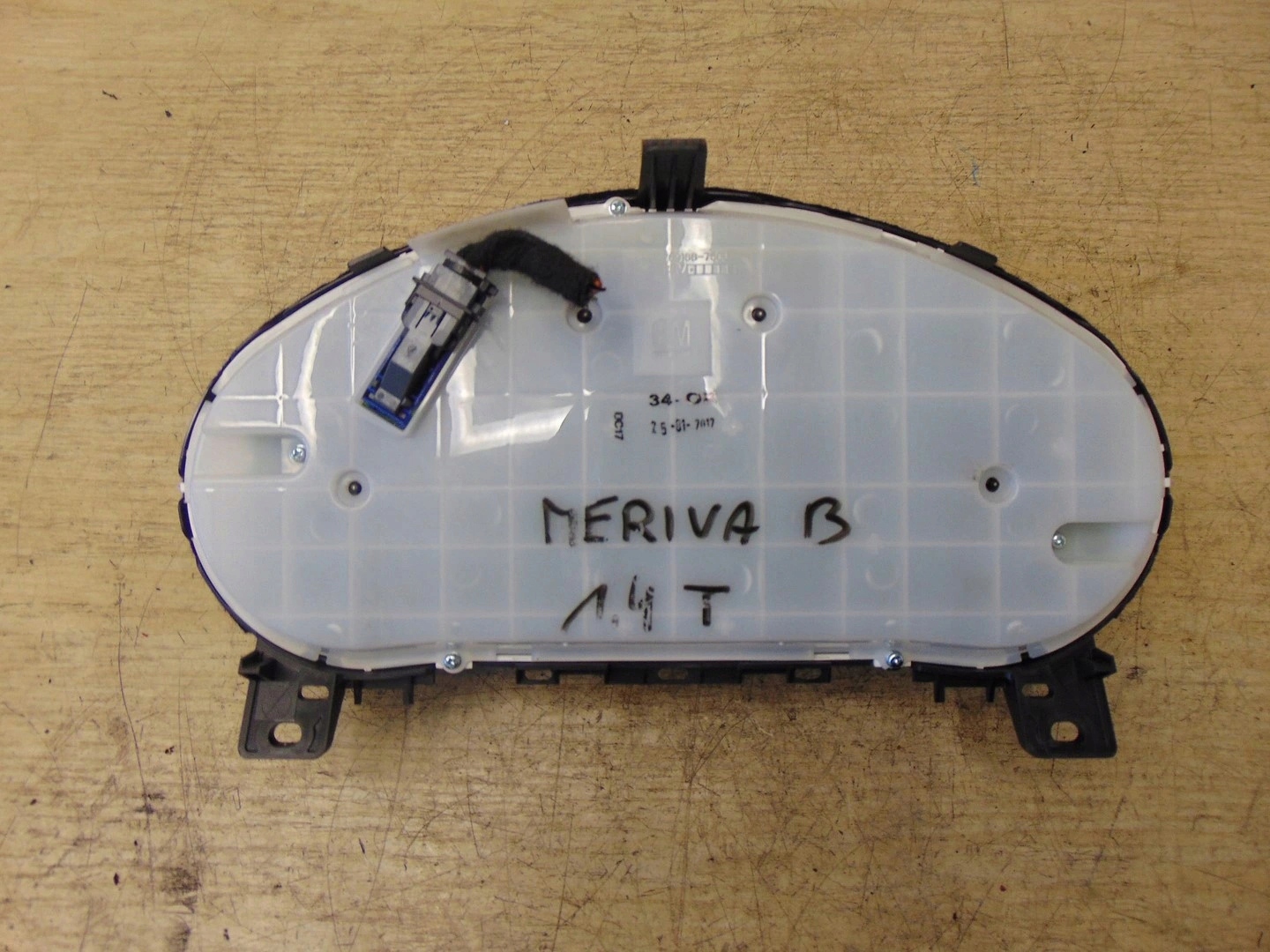 Opel Meriva S10 13349577 Screen Kombiinstrument Tacho - Thumbnail 5