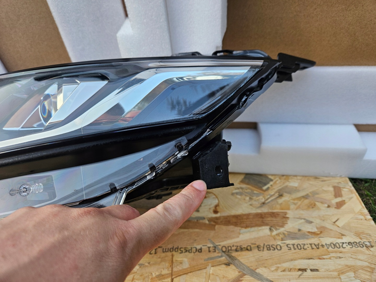 Frontscheinwerfer Mitsubishi L200 K60T 8301D381 LED Links Scheinwerfer Headlight - Thumbnail 12