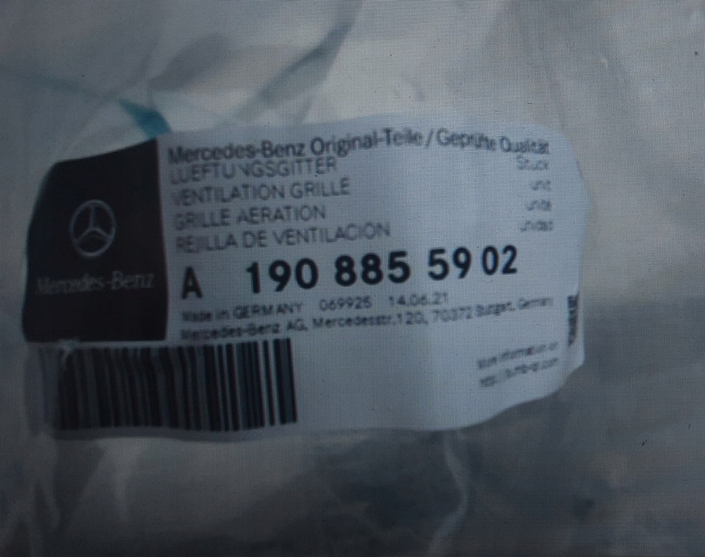 Mercedes-Benz AMG GT W192 Kühlergrill FRONTGRILL Kühlergitter A1908855902 - Thumbnail 11