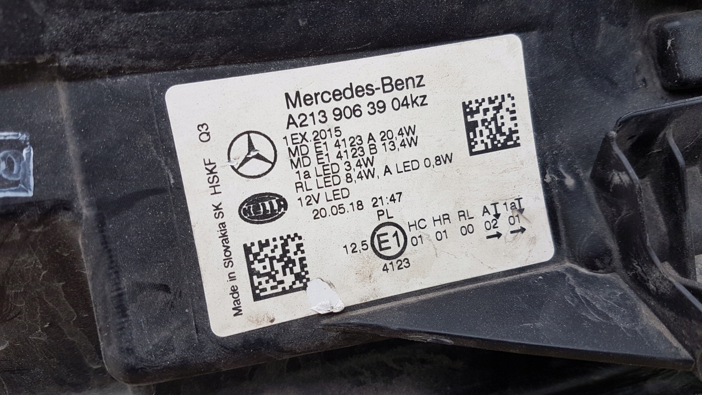 Frontscheinwerfer Mercedes-Benz E-Klasse W213 High Performance LED Links Headlight - Thumbnail 11