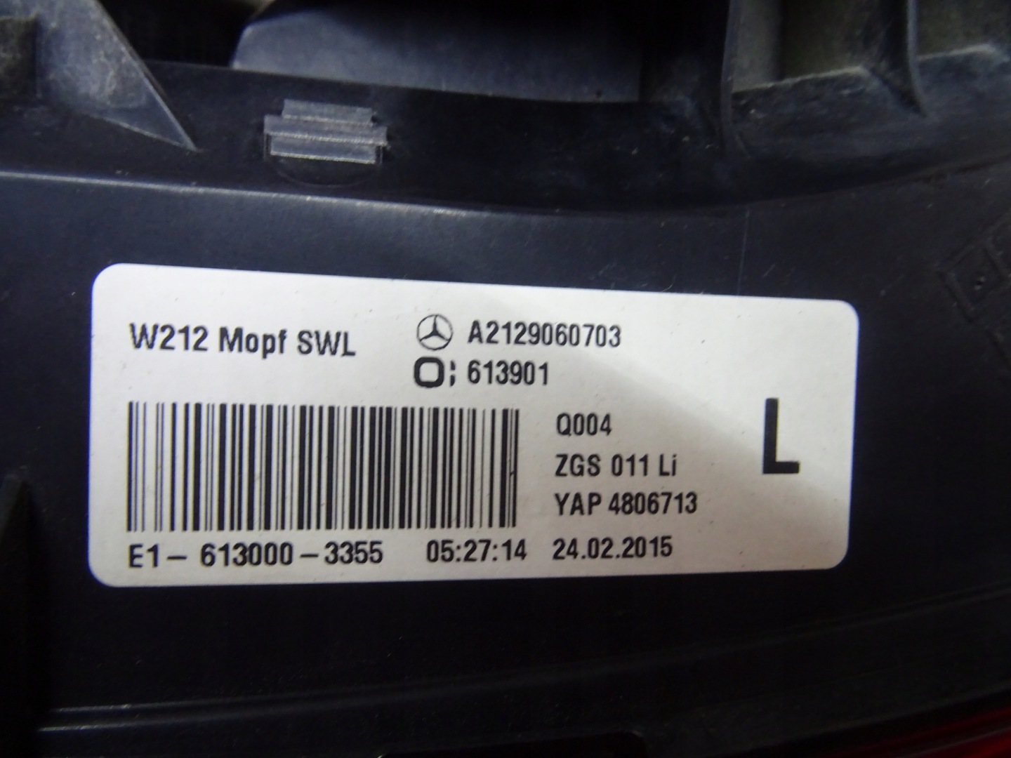 Mercedes-Benz E-Klasse W212 Rückleuchte A2129060703 Rearlamp - Thumbnail 10