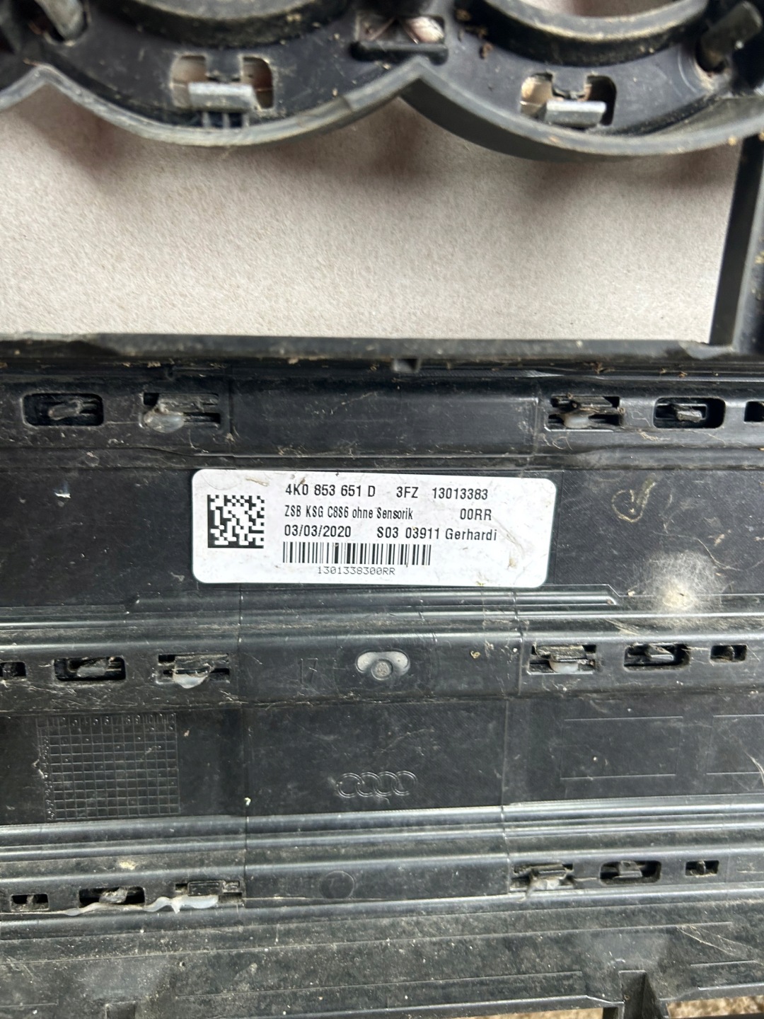 Audi A6 Kühlergrill FRONTGRILL Kühlergitter 4K0853651D - Thumbnail 12