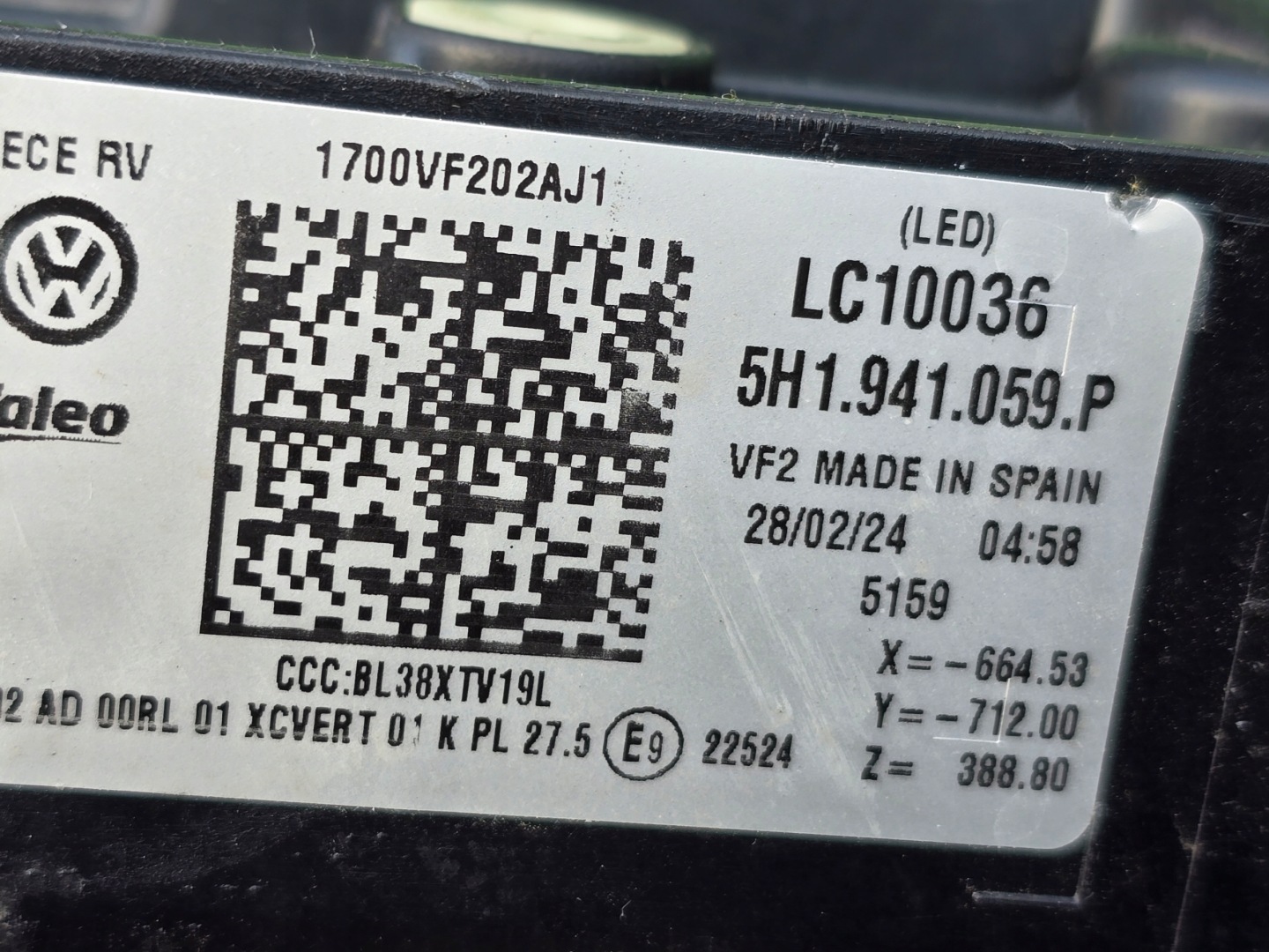 Frontscheinwerfer VW Golf VIII 5H1941059P LED Links Scheinwerfer Headlight - Thumbnail 8