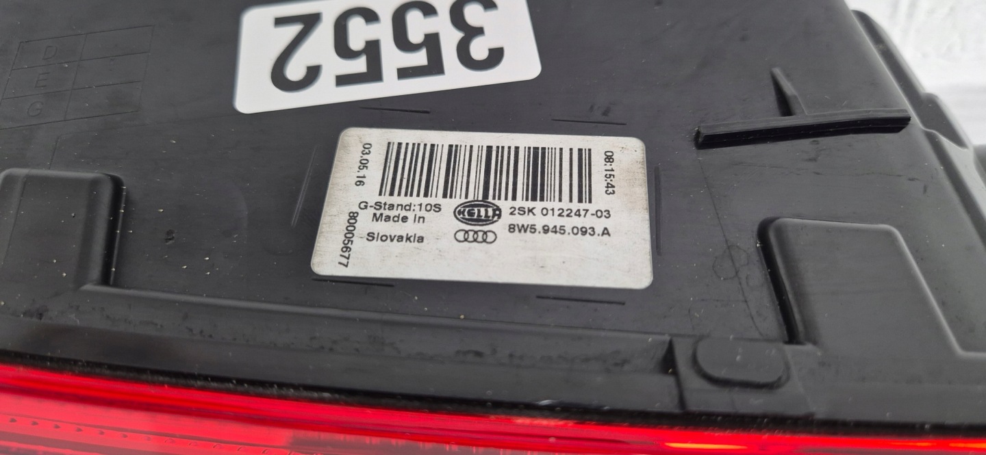 Audi A4 B9 Rückleuchte Rearlamp - Thumbnail 6