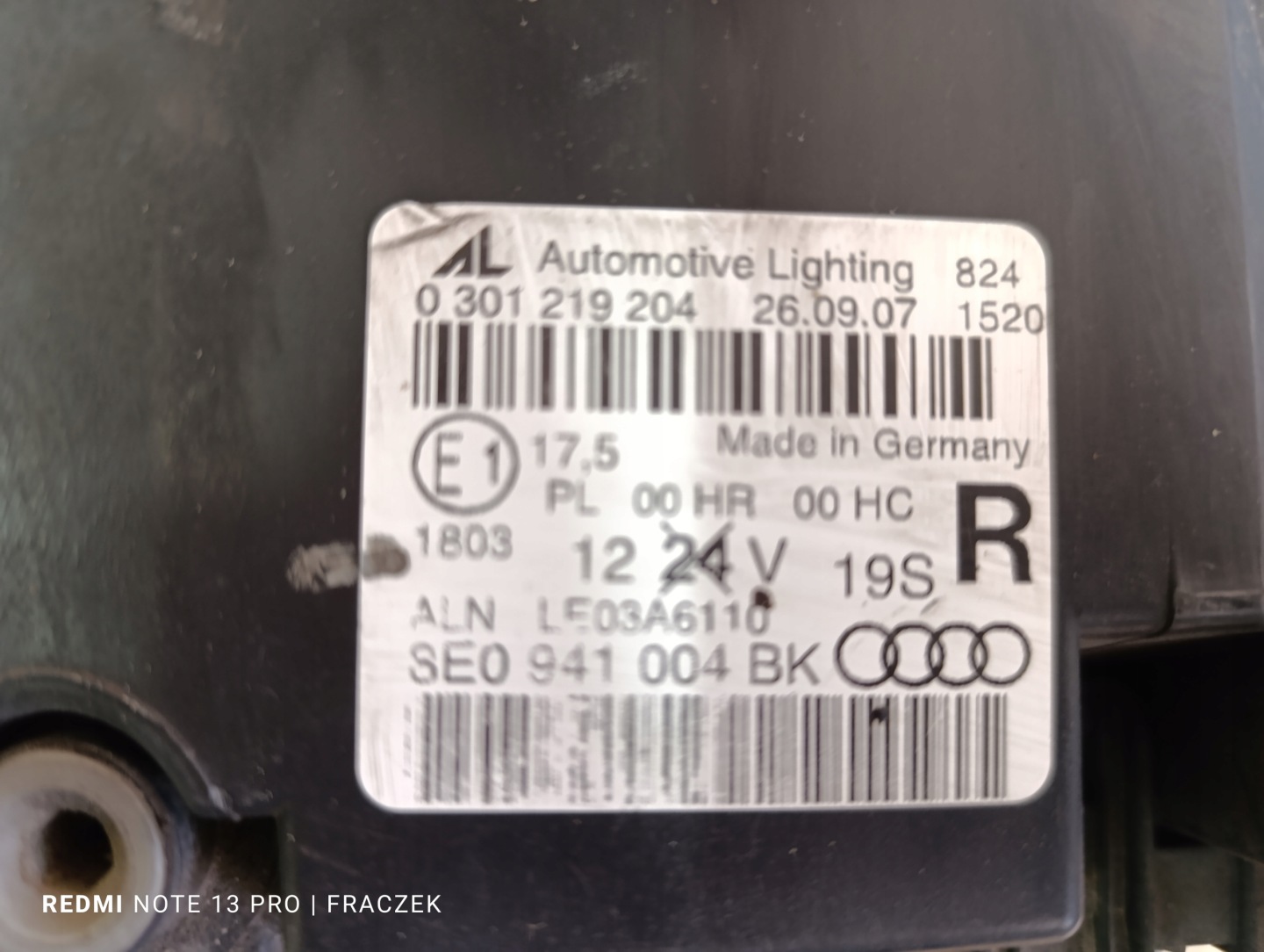 Frontscheinwerfer Audi A4 B7 8E0941004BK LED Rechts Scheinwerfer Headlight - Thumbnail 10