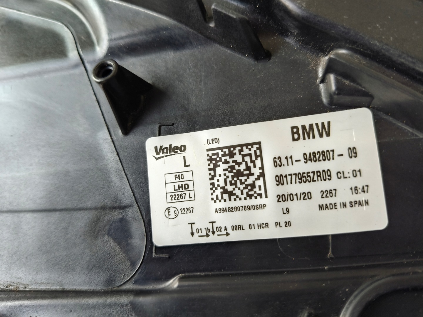 Frontscheinwerfer BMW 1 F40 9482807 LED Links Scheinwerfer Headlight - Thumbnail 10