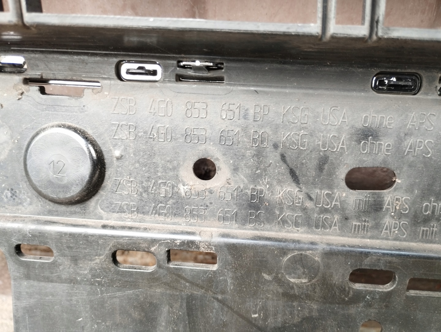 Audi A6 Kühlergrill FRONTGRILL Kühlergitter 84G085365 - Thumbnail 5