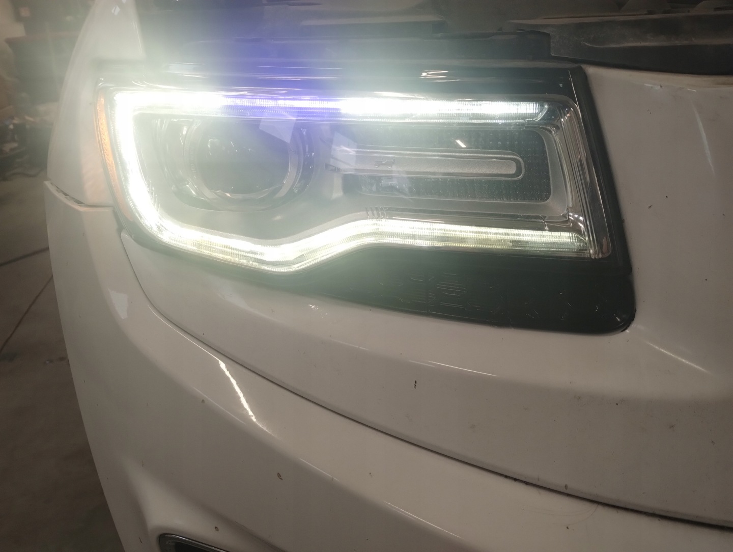 Frontscheinwerfer Jeep Cherokee J 68111001AF LED Links Scheinwerfer Headlight - Thumbnail 11
