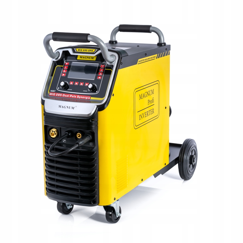 Spawarka MAGNUM MIG 285 DUAL PULS SYNERGIA 280A 400V IGBT 4-ROLKI MIGOMAT 
