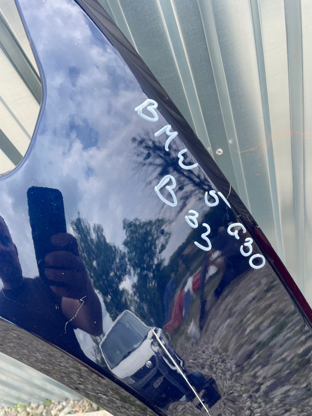 Kotflügel BMW 5 G31 Vorne Links Fender Parafanghi Ailes - Thumbnail 6