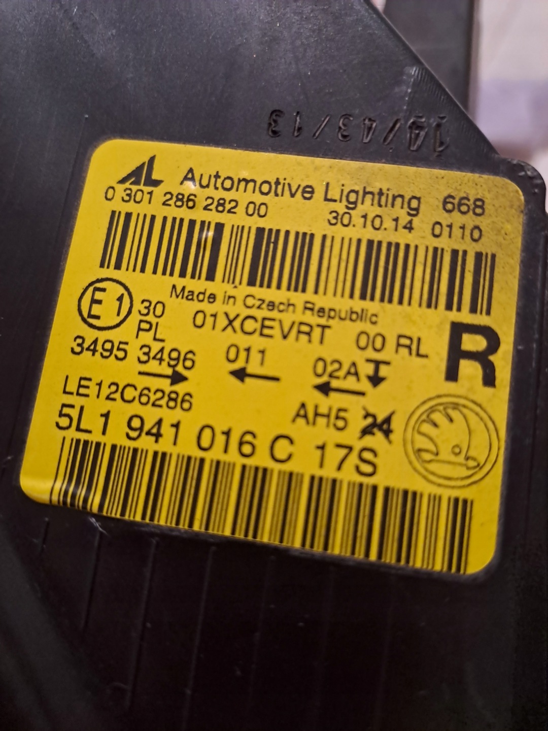 Frontscheinwerfer Skoda Yeti 5L1 5L1941016C Xenon Rechts Scheinwerfer Headlight - Thumbnail 5