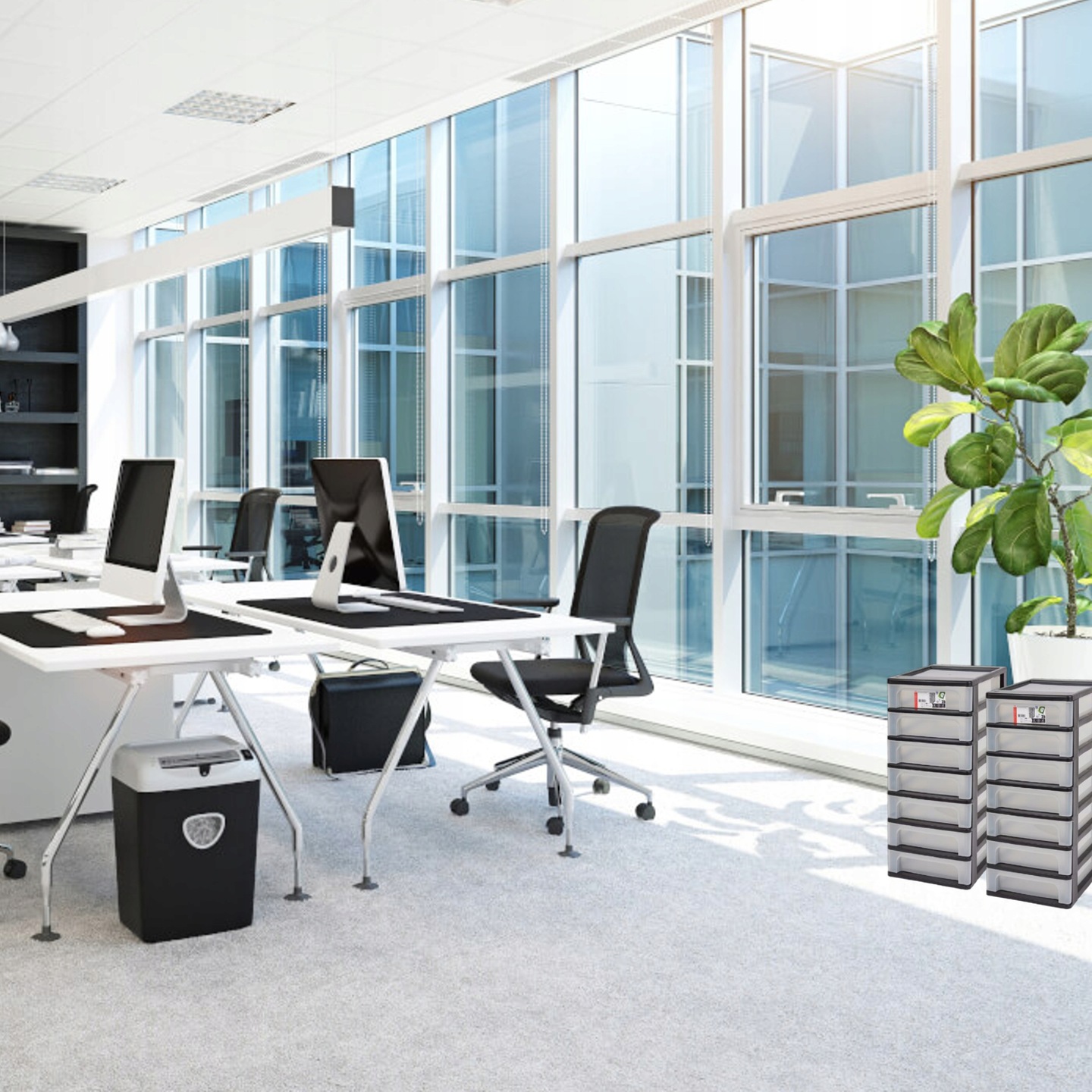 KOMODA PODRĘCZNA POJEMNA SZAFKA ORGANIZER IDEALNA NA DROBIAZGI 7 SZUFLAD