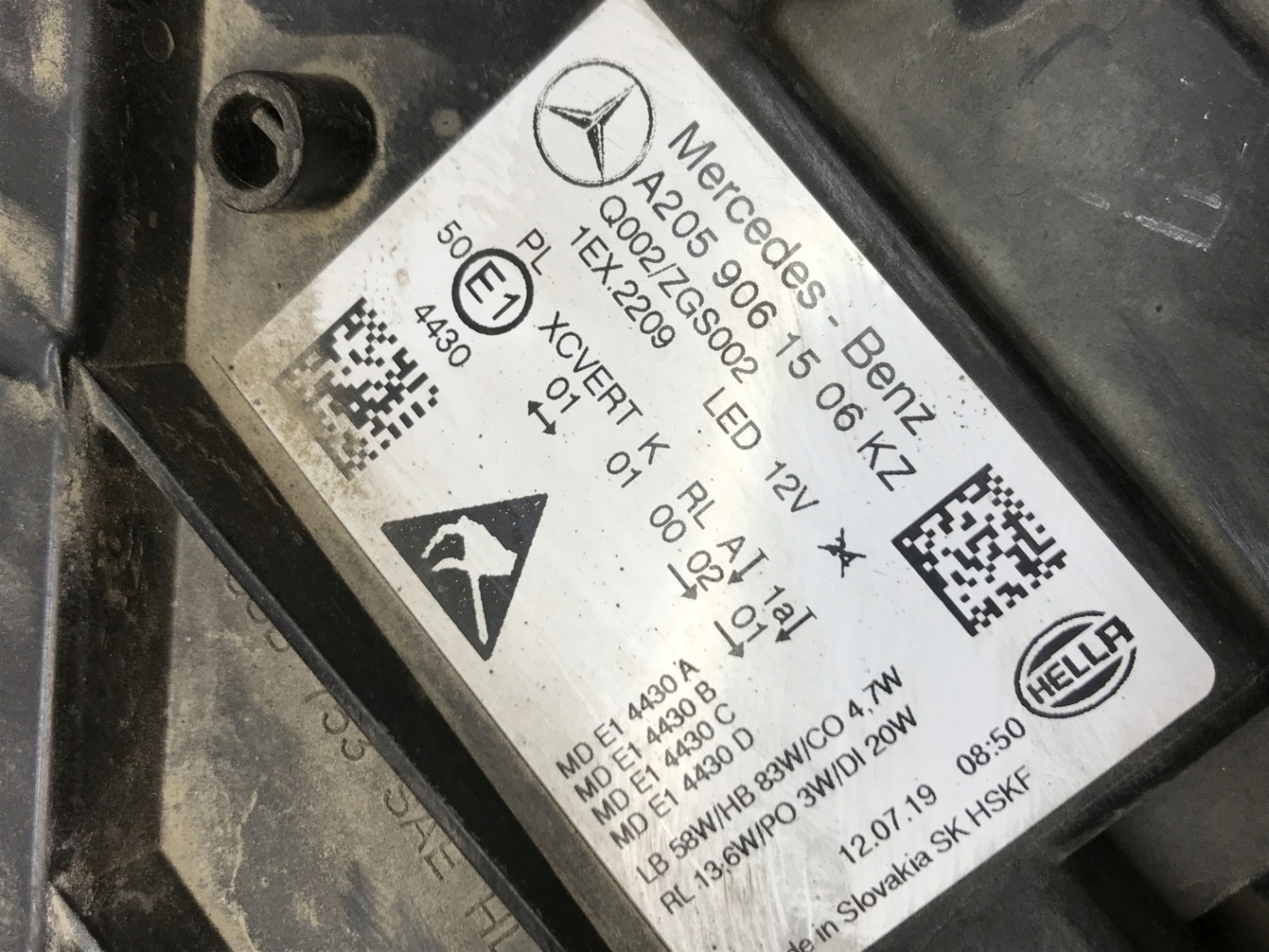 Frontscheinwerfer Mercedes-Benz C-Klasse W205 A2059061506 Multibeam LED Links Headlight - Thumbnail 10