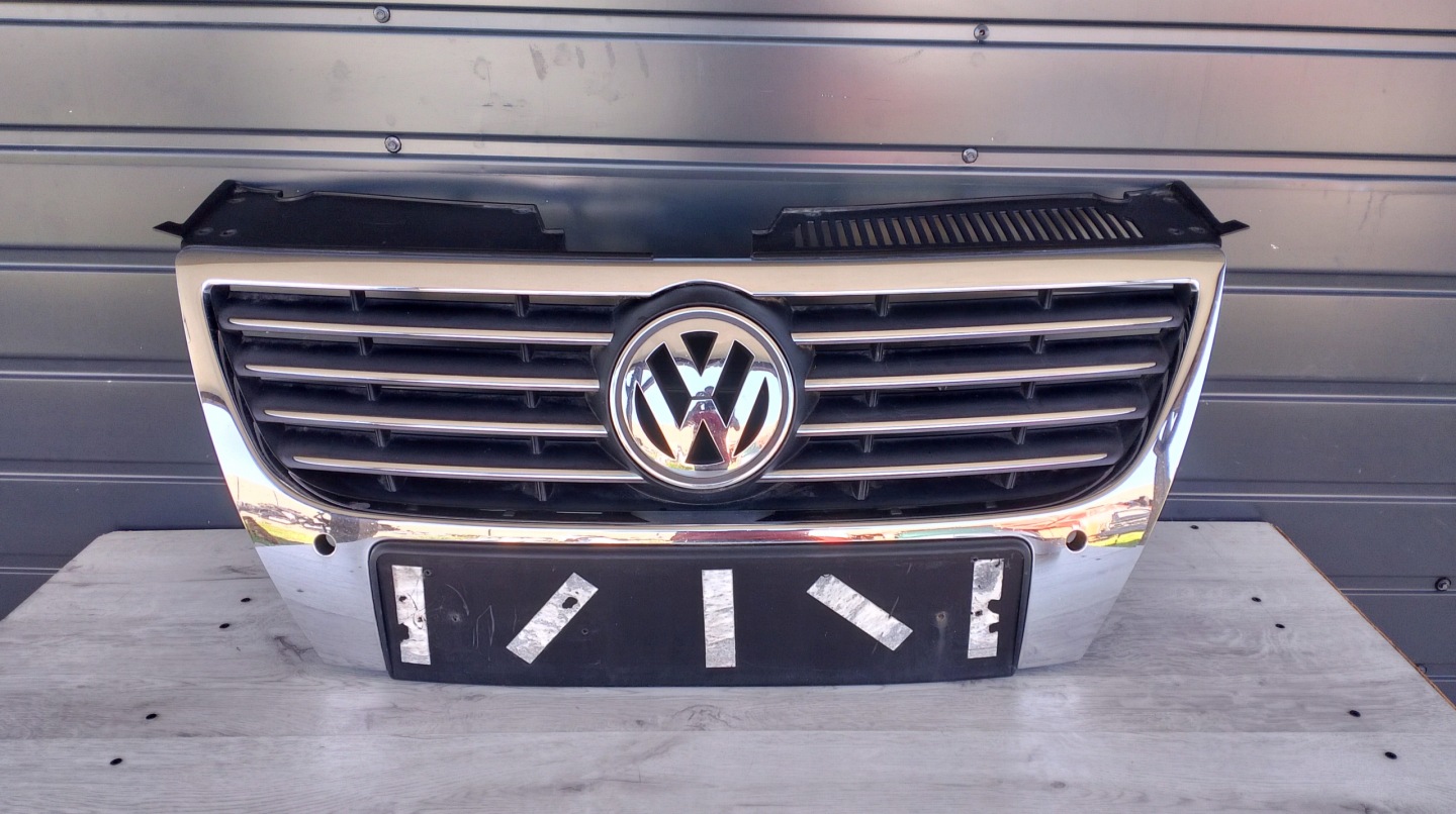 VW Passat B6 Kühlergrill FRONTGRILL Kühlergitter 3C0853651DP - Thumbnail 1