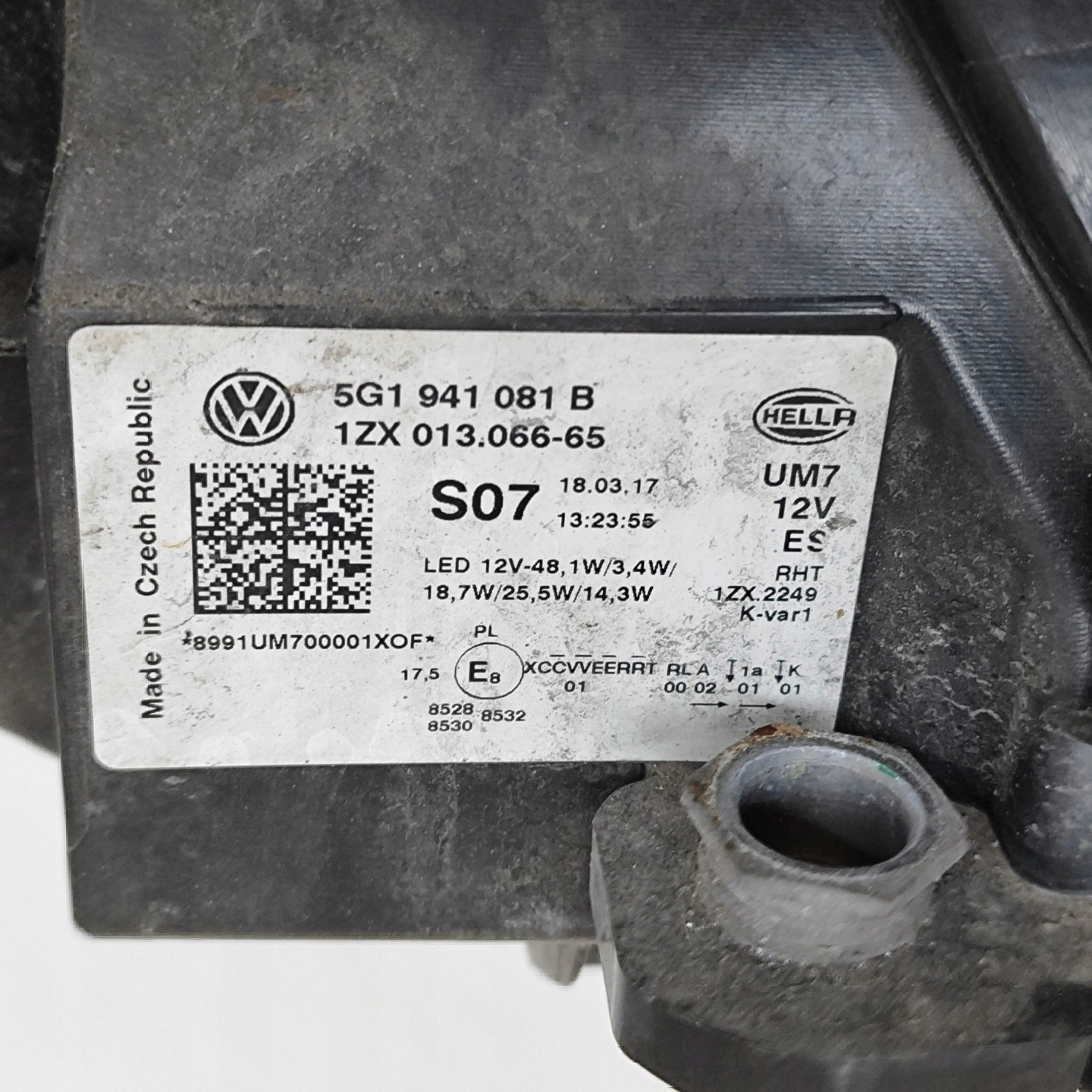 Frontscheinwerfer VW Golf V 5G1941081B LED Links Scheinwerfer Headlight - Thumbnail 8