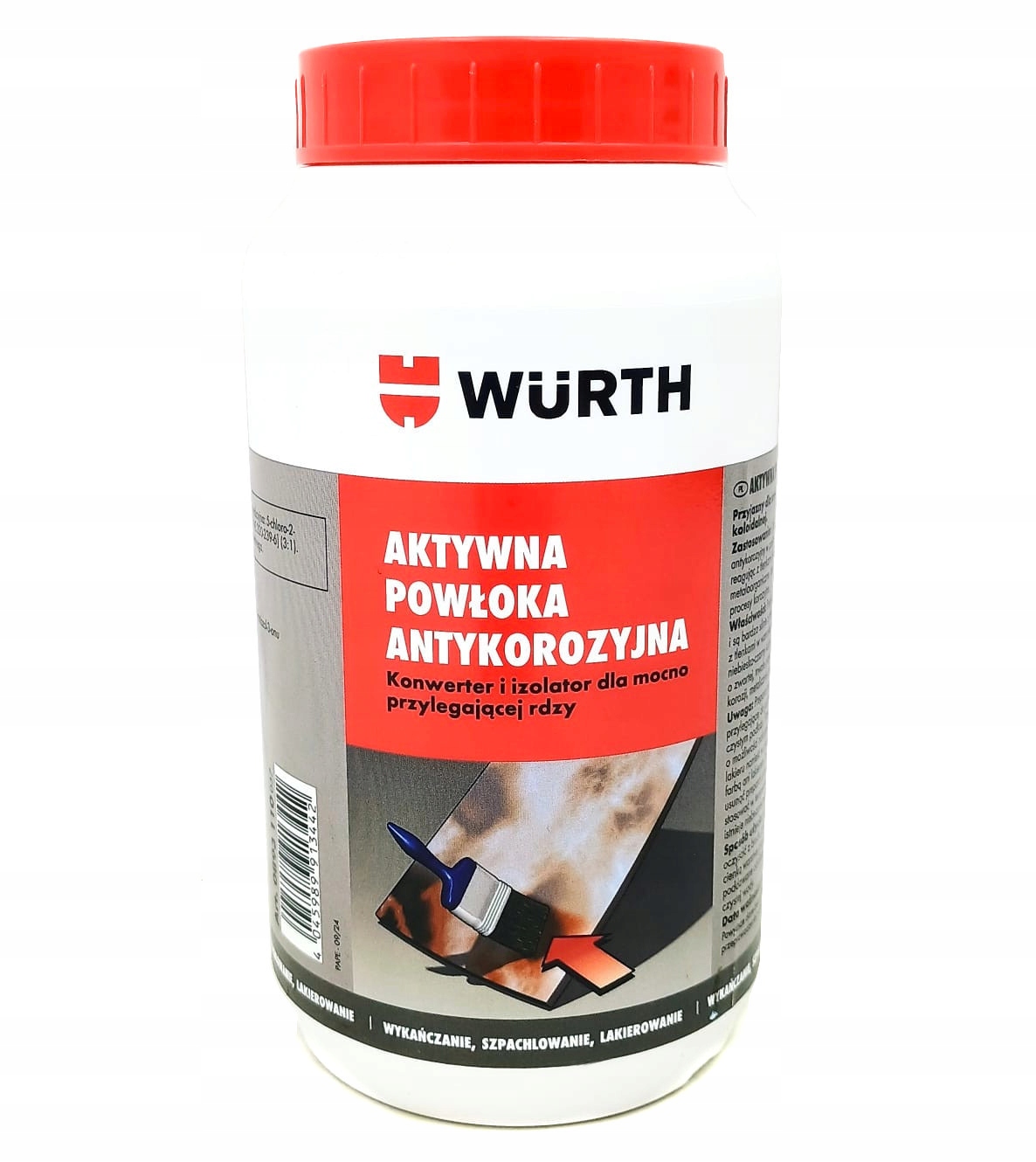 WURTH AKTYWNA POWŁOKA ANTYKOROZYJNA KONWERTER RDZY 1L
