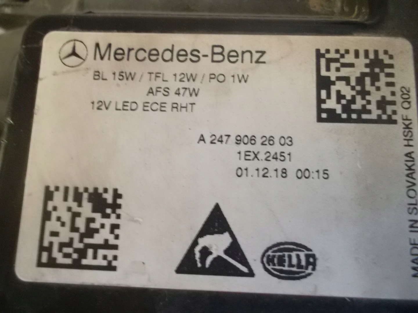 Frontscheinwerfer Mercedes-Benz B-Klasse W247 A2479062503 High Performance LED Links Headlight - Thumbnail 20