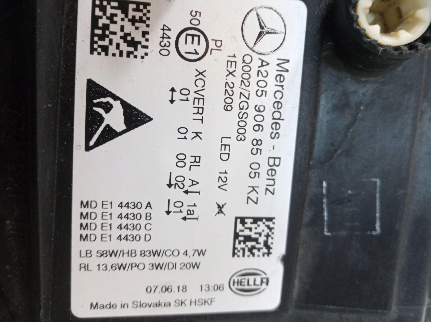 Frontscheinwerfer Mercedes-Benz C-Klasse W205 LED Links Scheinwerfer Headlight - Thumbnail 8
