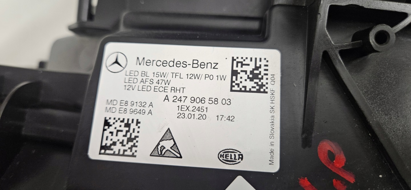 Frontscheinwerfer Mercedes-Benz B-Klasse W247 A2479065703 High Performance LED Links Headlight - Thumbnail 6
