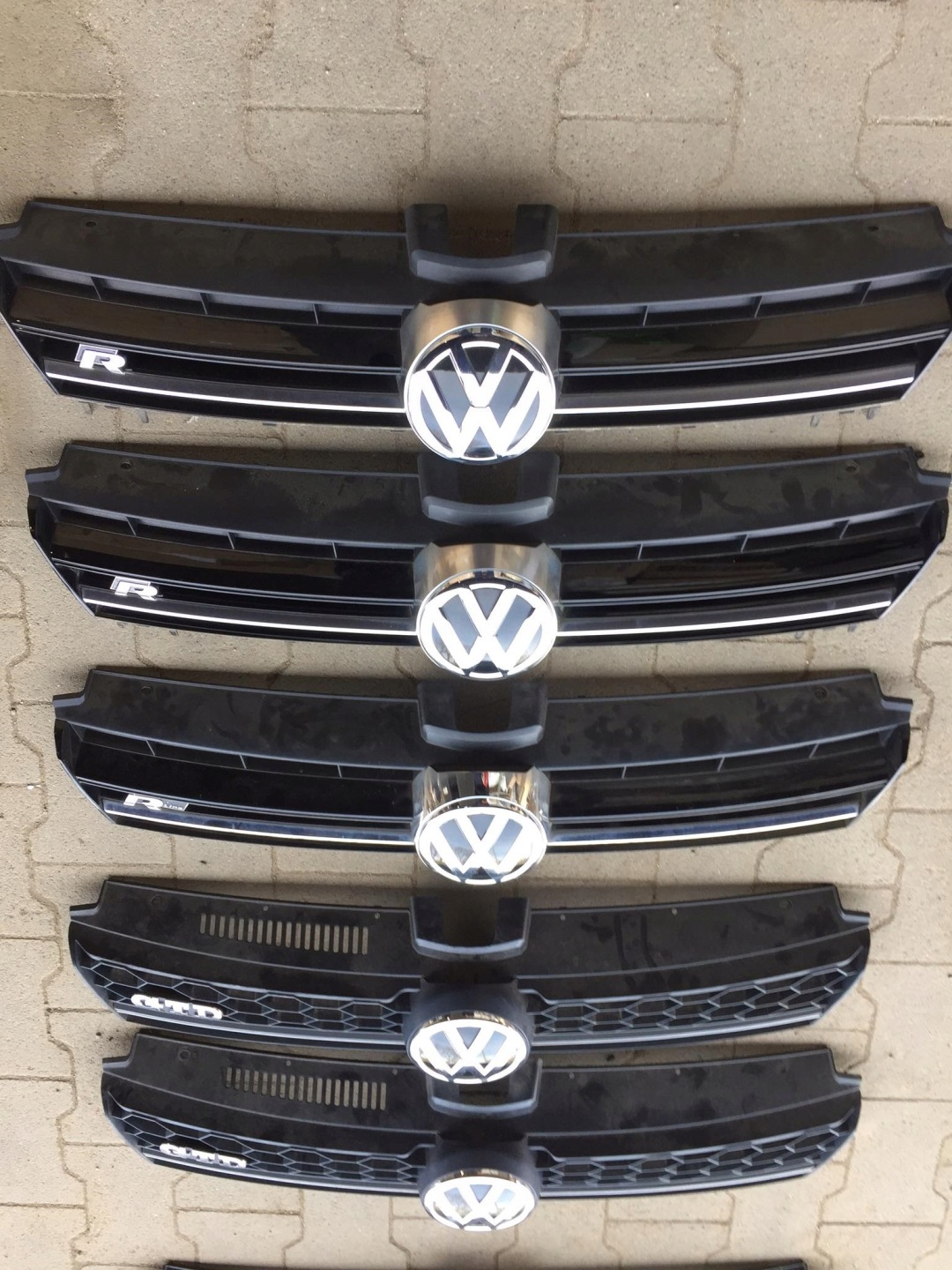VW Golf VII Kühlergrill FRONTGRILL Kühlergitter 5G0853651AK - Thumbnail 4