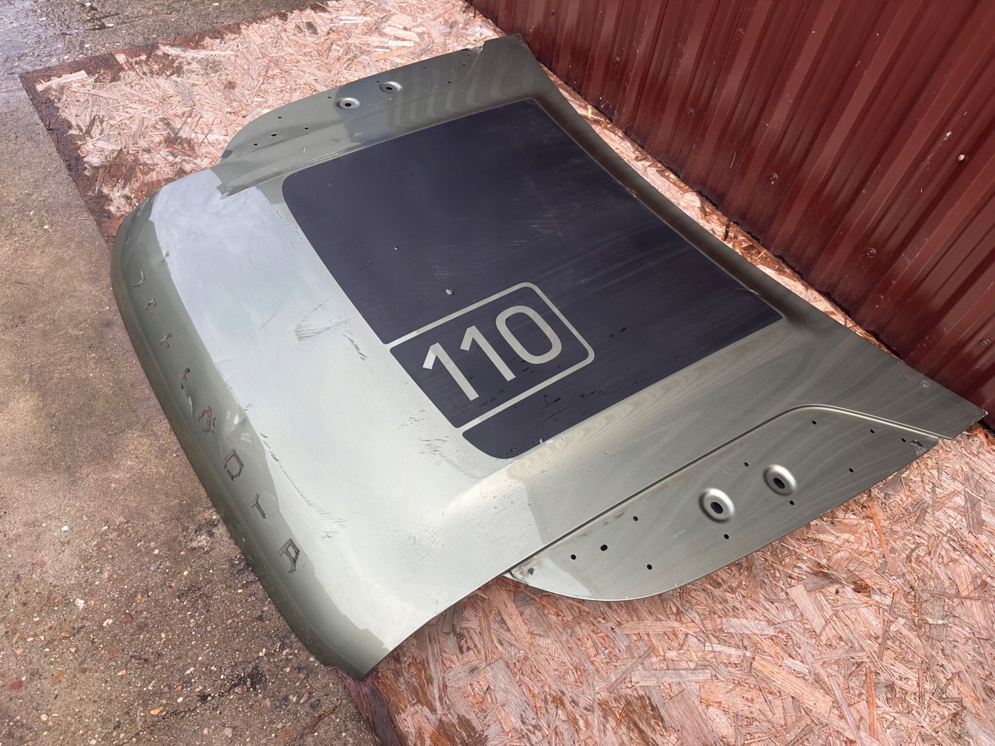 Motorhaube Land Rover Defender LA Bonnet L8B216612A Hood - Thumbnail 11