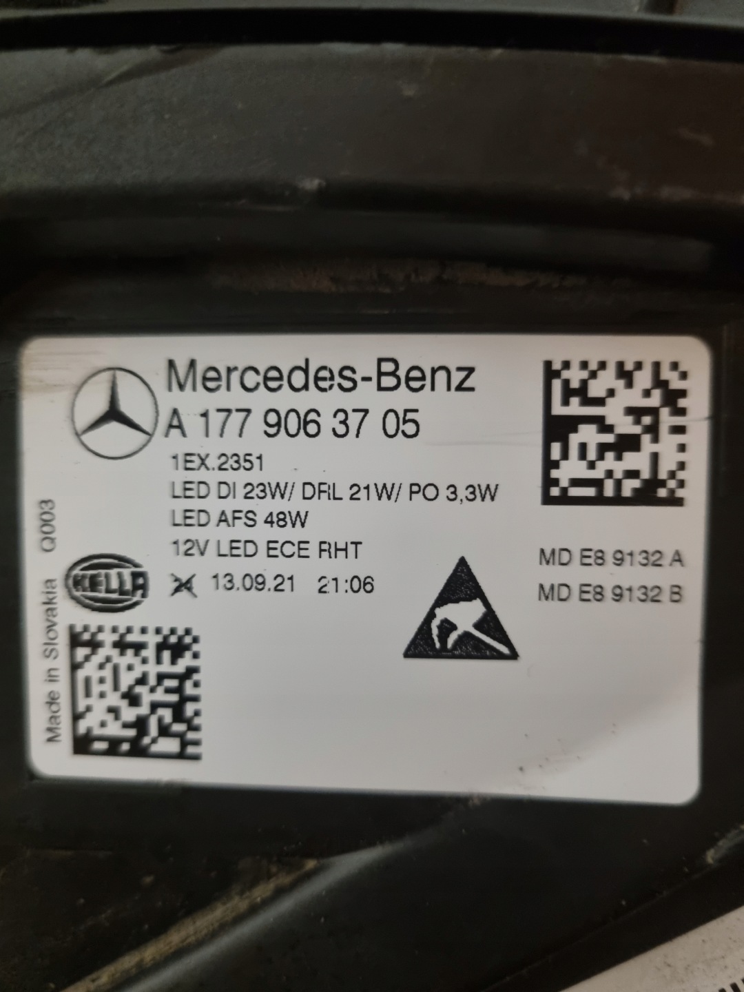 Frontscheinwerfer Mercedes-Benz A-Klasse W177 A2694727482 High Performance LED Links Headlight - Thumbnail 3