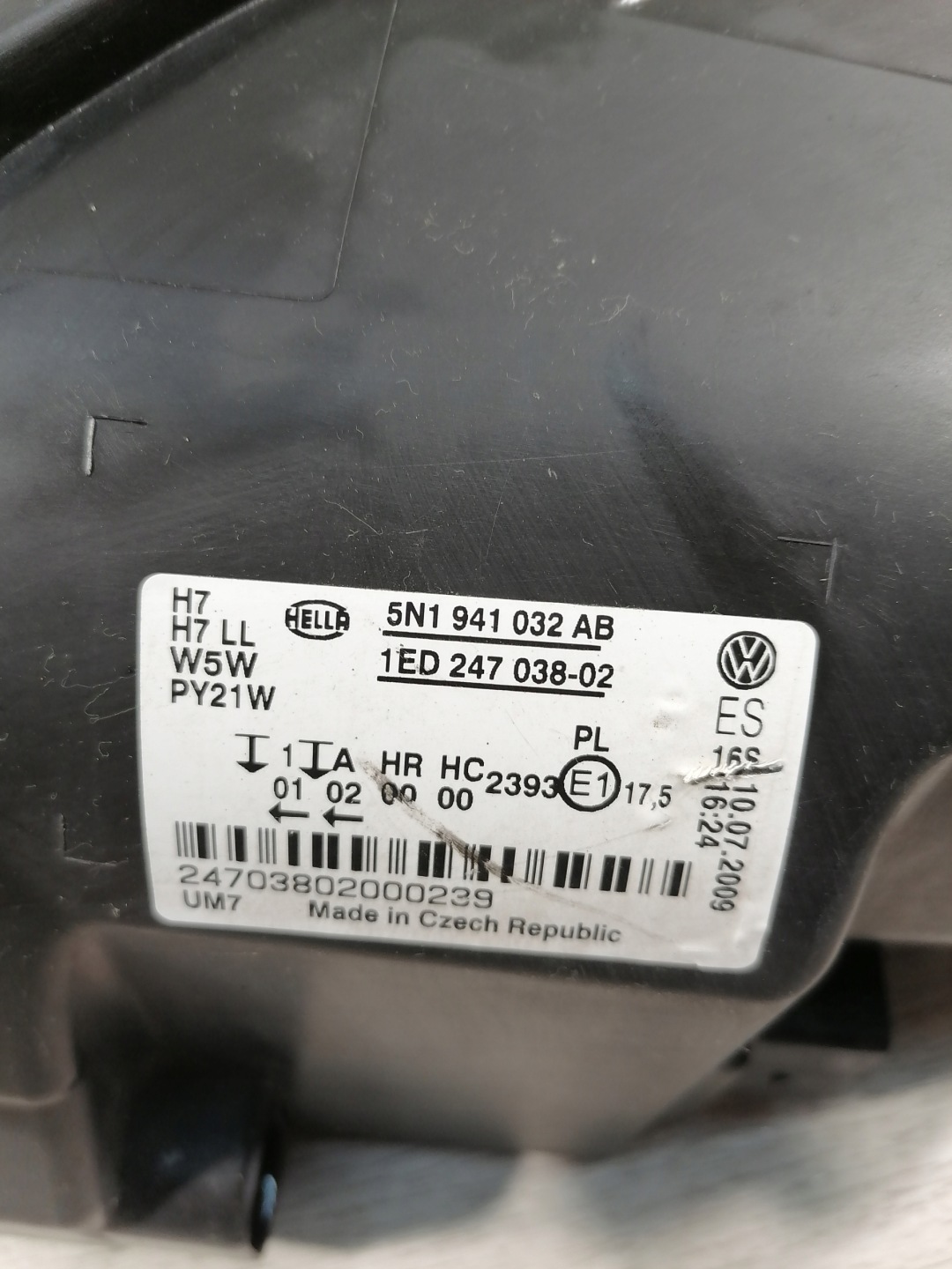 Frontscheinwerfer VW Tiguan 5N1941032AB LED Rechts Scheinwerfer Headlight - Thumbnail 10