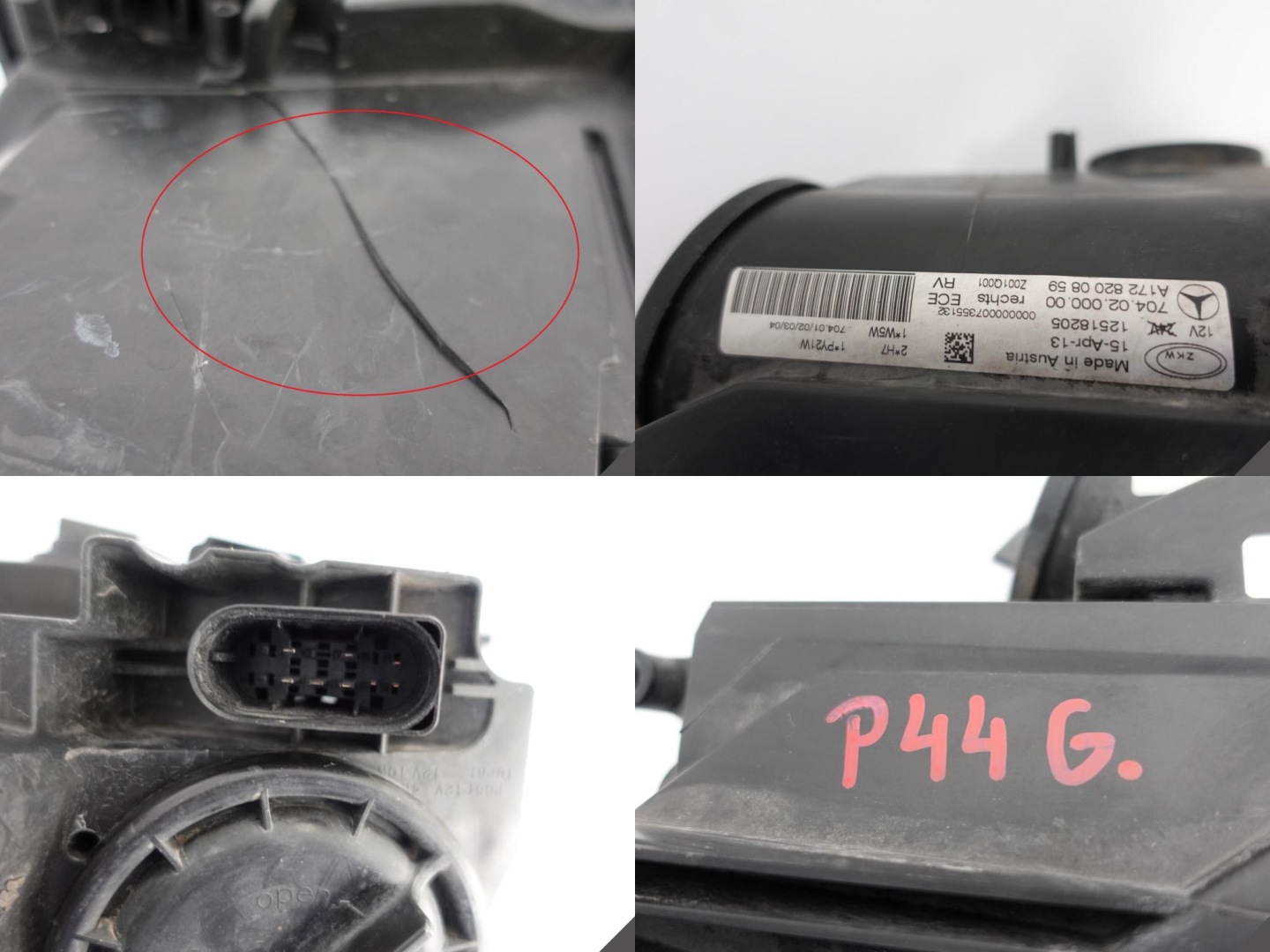 Frontscheinwerfer Mercedes-Benz SLK-Klasse W172 A1728200859 LED Rechts Headlight - Thumbnail 12