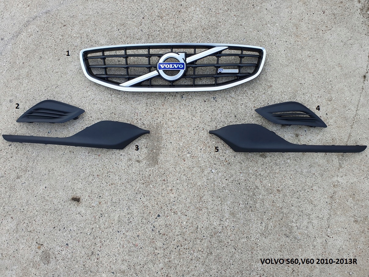 Volvo S60/V60 S60 Kühlergrill FRONTGRILL Kühlergitter - Thumbnail 1