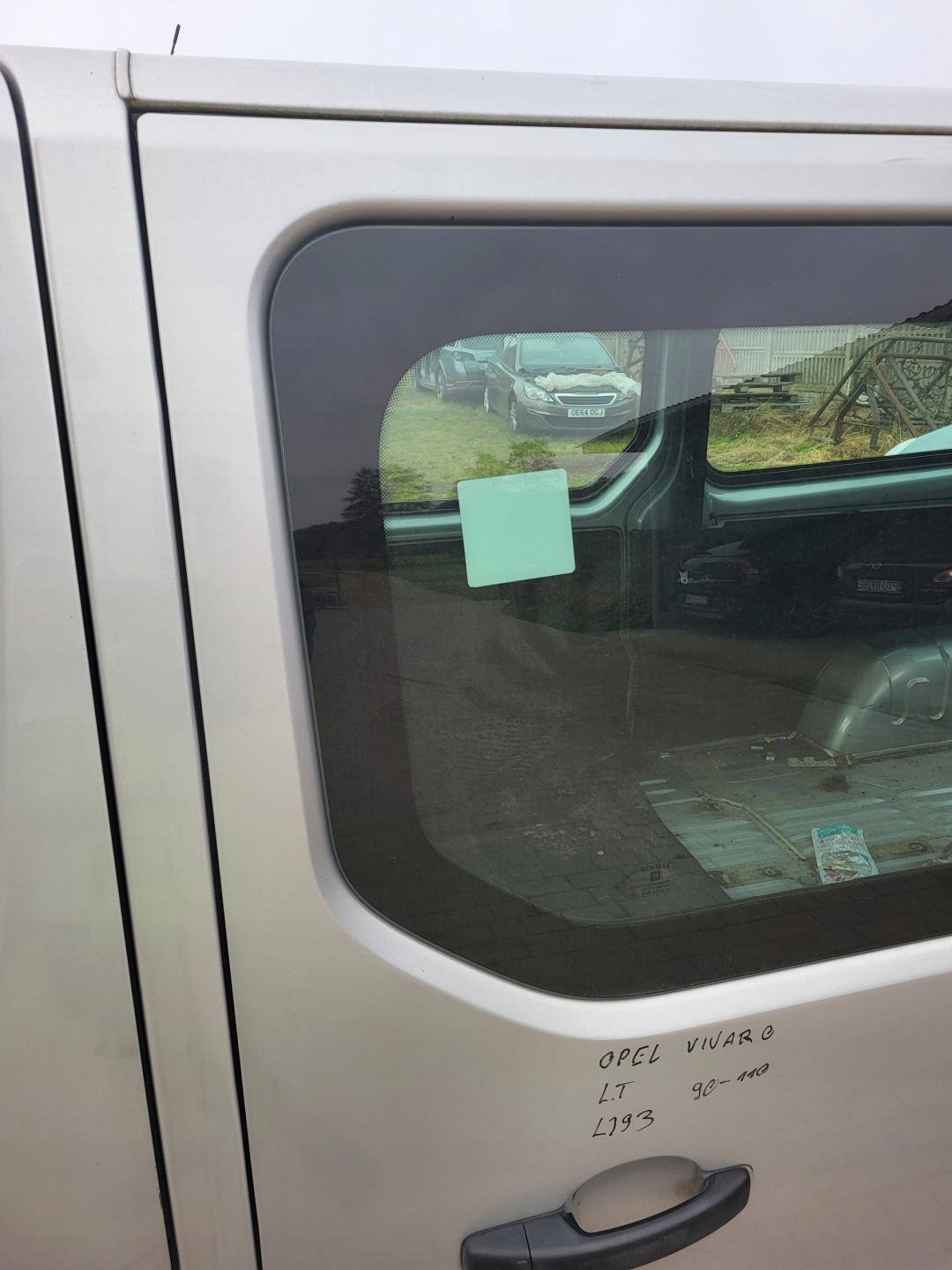Renault Trafic L Tür Hinten Links Door Porta Porte - Thumbnail 6