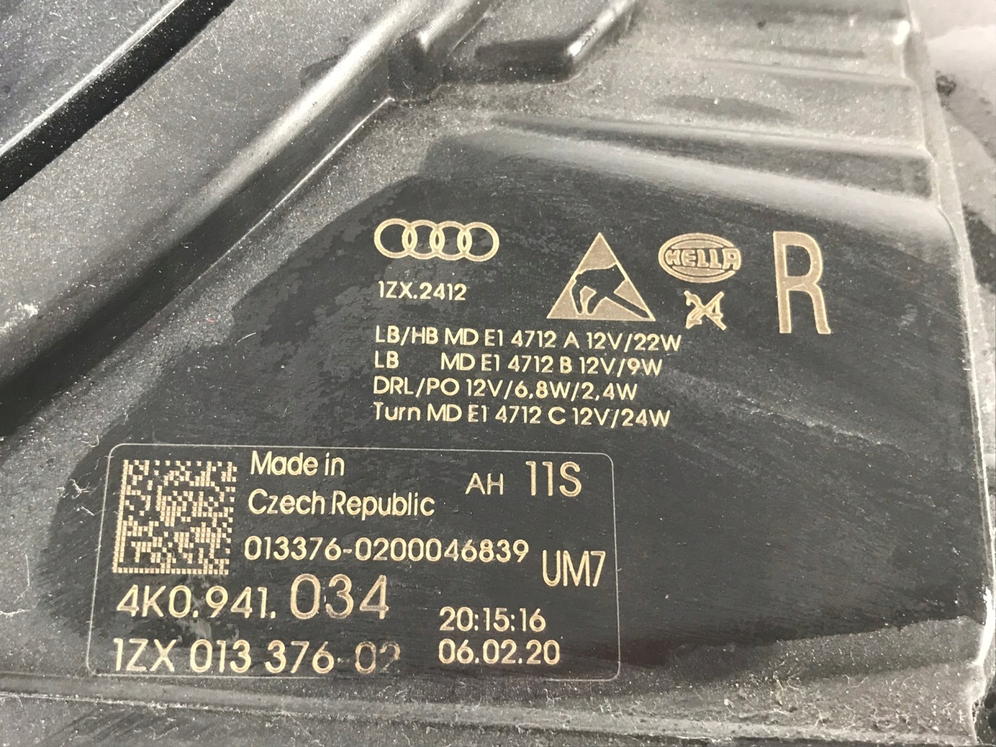 Frontscheinwerfer Audi A6 4K0941034 LED Rechts Scheinwerfer Headlight - Thumbnail 5