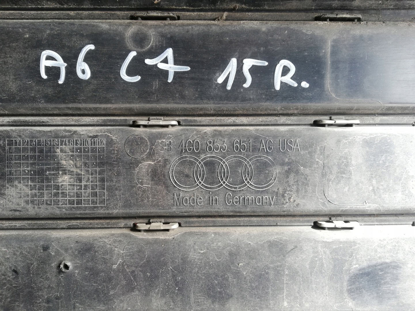 Audi A6 Kühlergrill FRONTGRILL Kühlergitter 4G0853651AG - Thumbnail 5