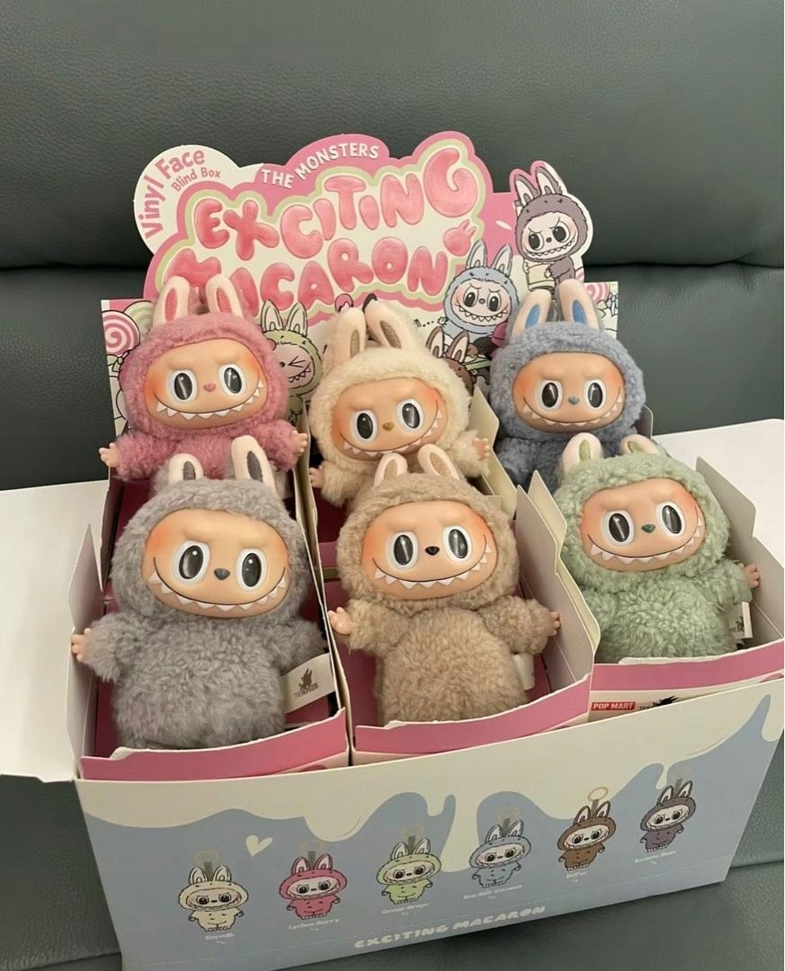 Popmart THE MONSTERS Macaron Labubu 5セット Amazon.co.jp: POP MART THE MONSTERS Exciting Macaron Plush Series