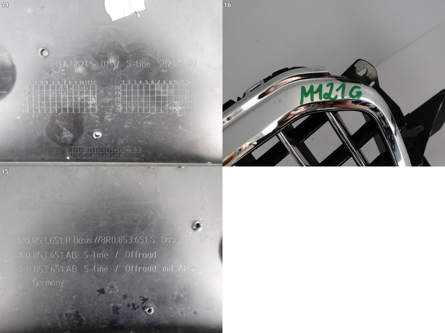 Audi Q5 Kühlergrill FRONTGRILL Kühlergitter 8R0853651AB - Thumbnail 12