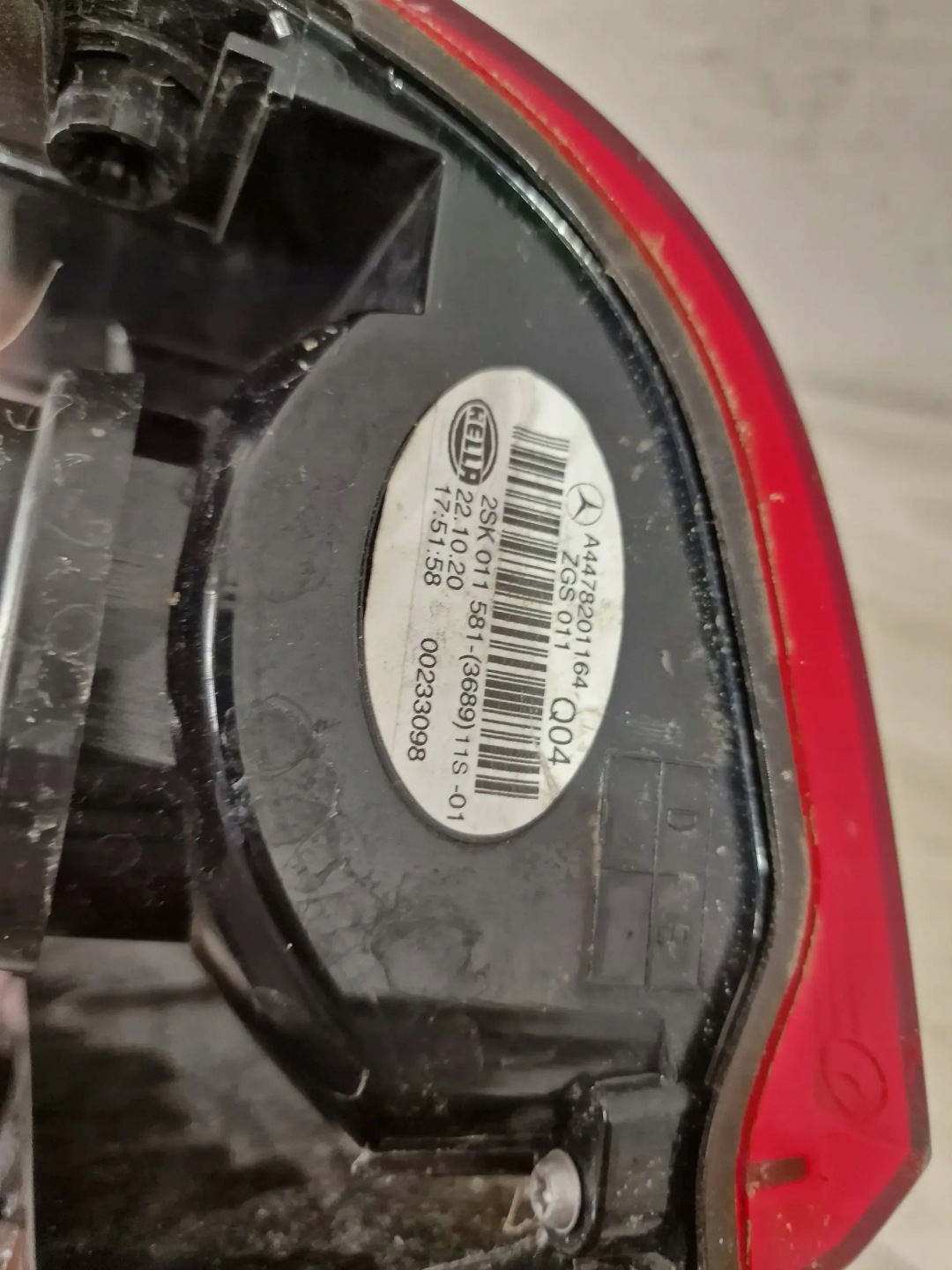 Mercedes-Benz Vito W639 Rückleuchte A4478201164 Rearlamp - Thumbnail 6