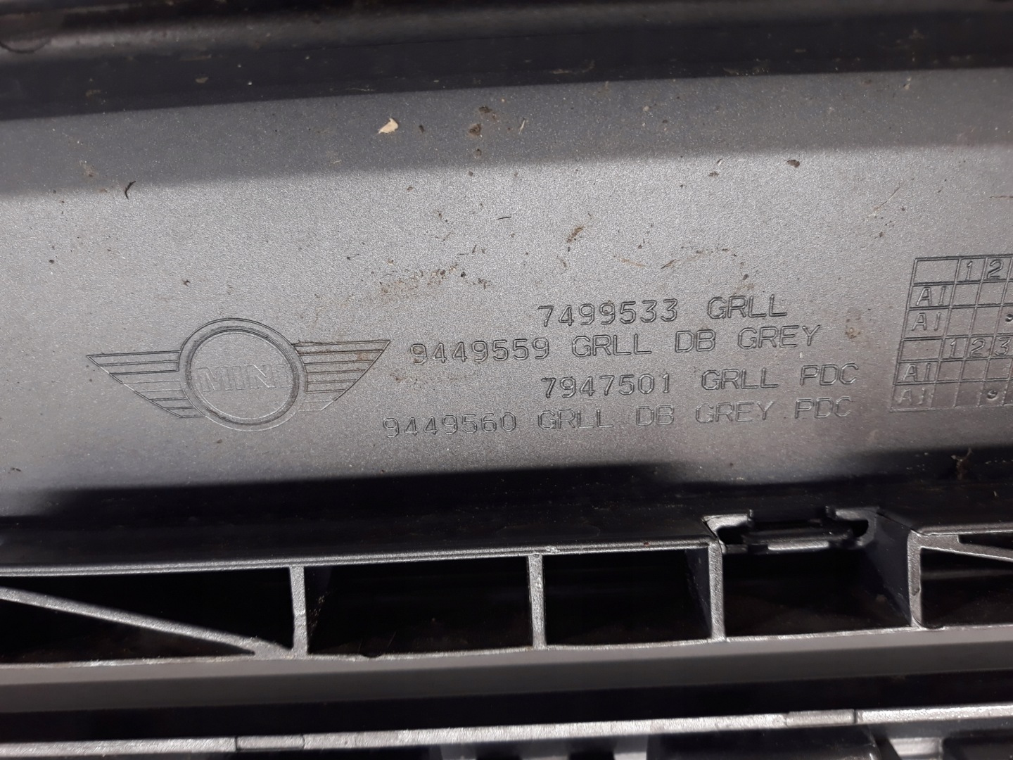 Mini MINI F55 Kühlergrill FRONTGRILL Kühlergitter 7499533 - Thumbnail 12