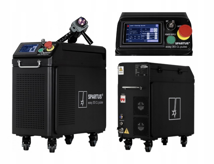 PULSACYJNA OCZYSZCZARKA LASEROWA SPARTUS Easy 313CL PULSE MINI czyszczarka 