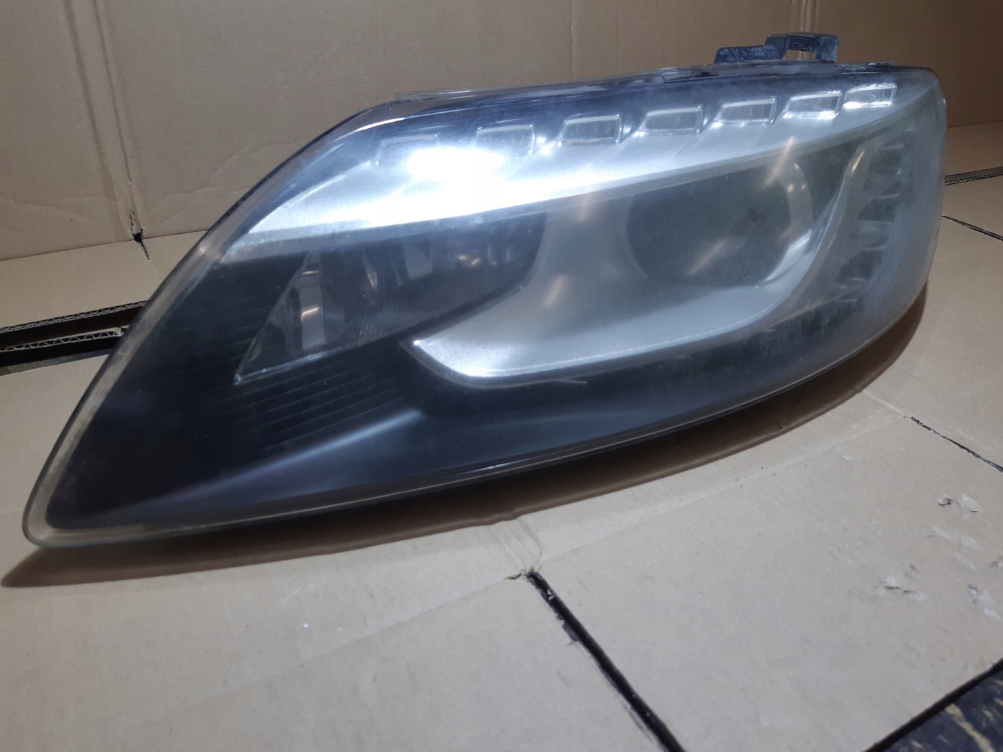 Frontscheinwerfer Audi Q7 4L0941003AC Bi-Xenon Links Scheinwerfer Headlight - Thumbnail 1