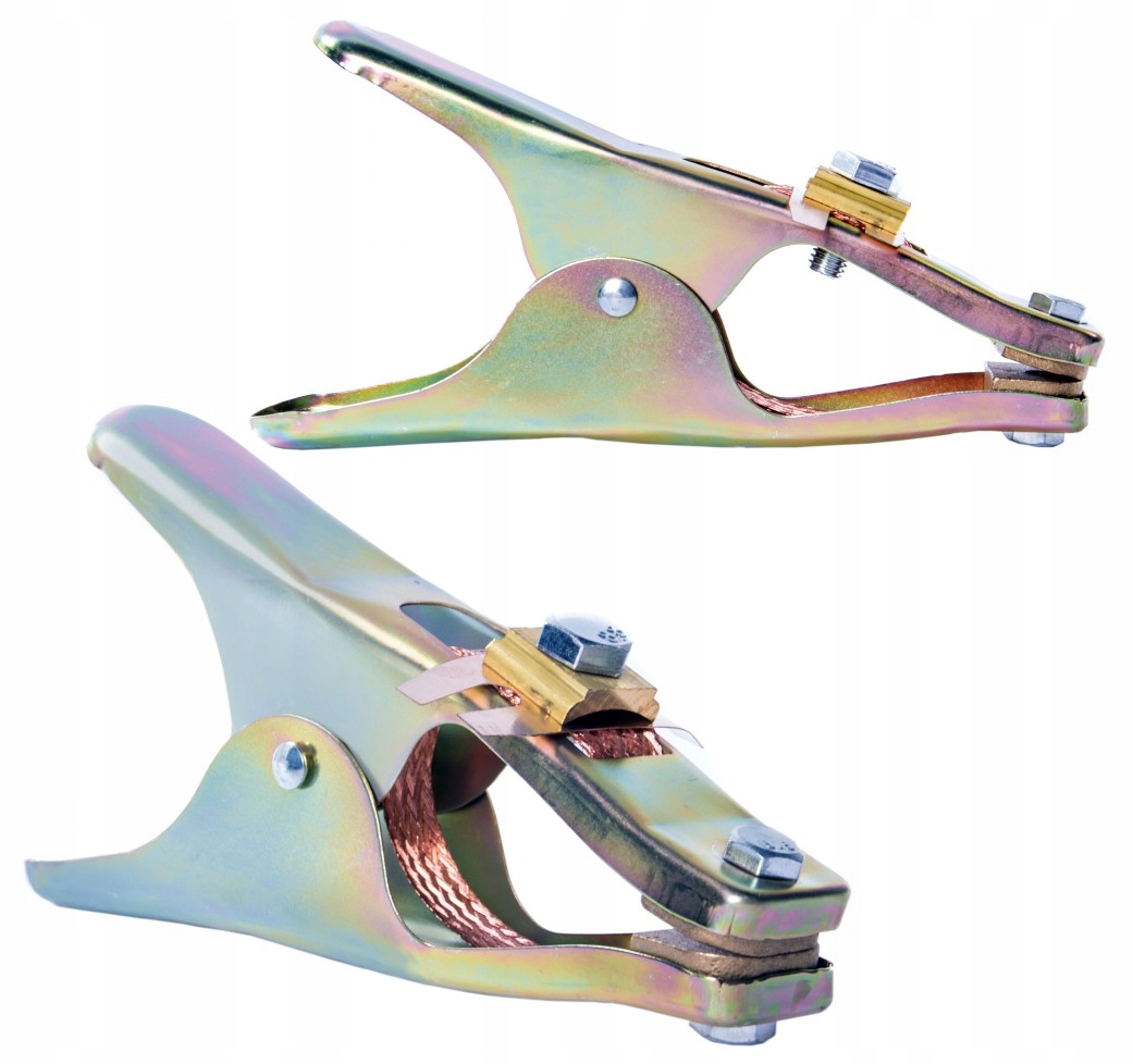 Zacisk masowy masy 500A MIG TIG MMA elektroda MAGNUM wzmacniany taśmą miedzianą