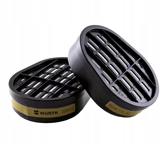 FILTR GAZU WYMIENNY DO PÓŁMASKI WURTH HM 175 DO OCHRONY DRÓG ODDECHOWYCH