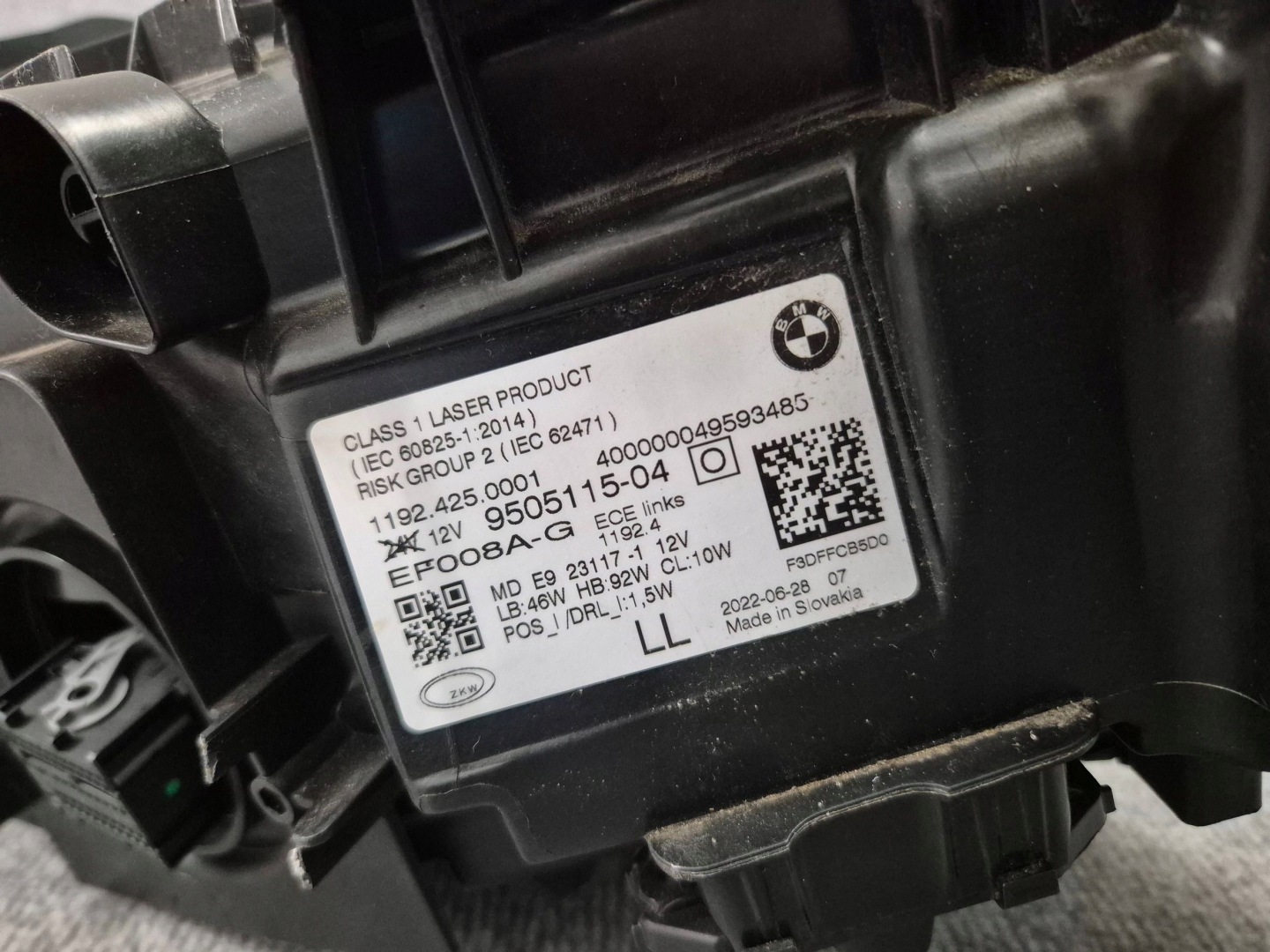 Frontscheinwerfer BMW 4 G26 9505115 Laser Links Scheinwerfer Headlight - Thumbnail 11