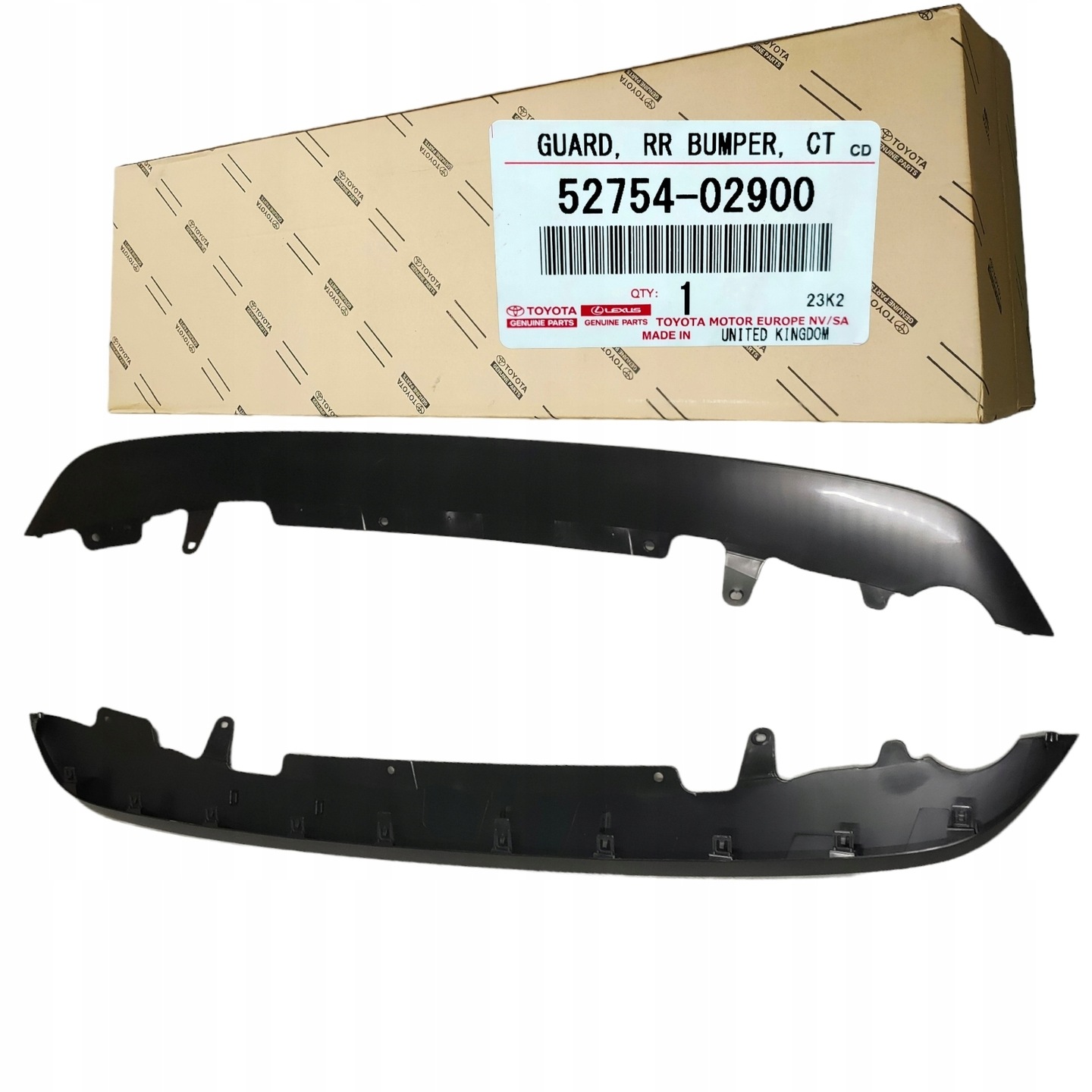 全信頼を寄せる TOYOTA COROLLA 52754-02900 TYLNA ZDERZAKA LISTWA パーツ