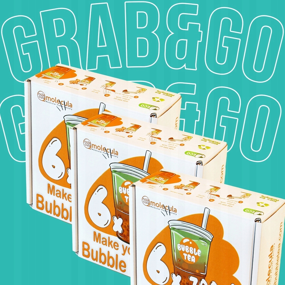 Bubble Tea rinkinys – dovanai – 6 porc. – kokteiliams