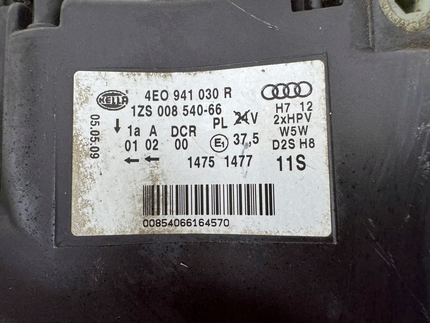 Frontscheinwerfer Audi A8 14E094102 Bi-Xenon Links Scheinwerfer Headlight - Thumbnail 12