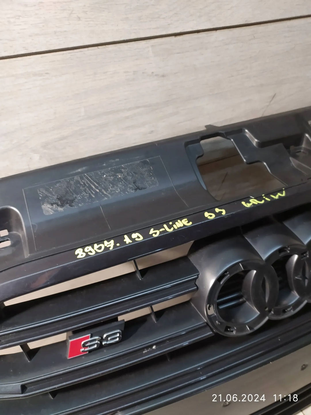 Audi A3 8V3 Kühlergrill FRONTGRILL Kühlergitter 8V3853651AC - Thumbnail 6
