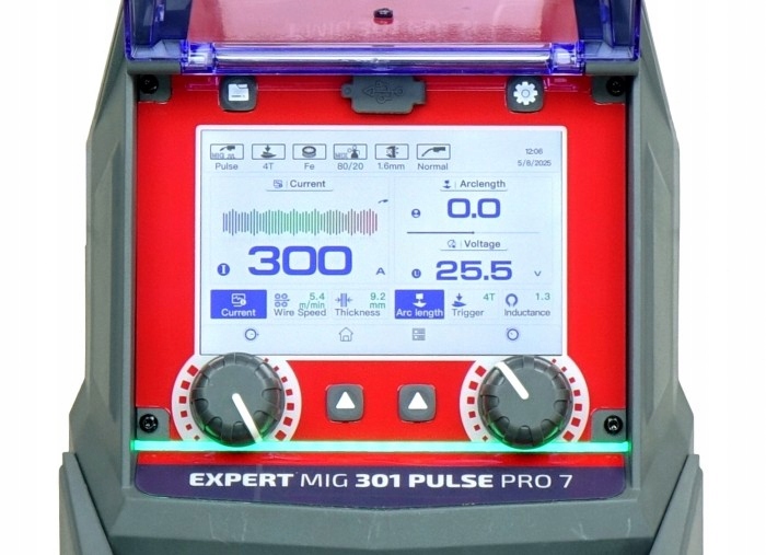 SPAWARKA IDEAL EXPERT MIG 301 PULSE Pro7 LCD TIG MMA 400V 4R synergia 300A