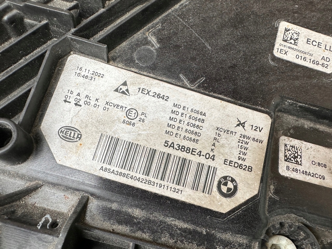Frontscheinwerfer BMW 5 G31 5A388E4 LED ADAPTIVE Rechts Scheinwerfer Headlight - Thumbnail 6